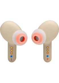 JBL wireless In-Ear-Kopfh&ouml;rer &raquo;Live Pro + TWS&laquo;, Bluetooth, Noise-Cancelling-Sprachsteuerung beige Wasserdicht mit komfortabler Passform