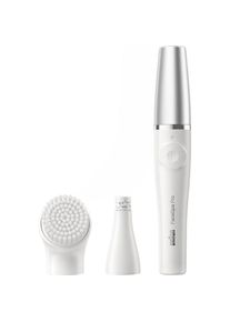 Braun Gesichtsepilierer &raquo;FaceSpa Pro SE910&laquo;, 10 Mikro&ouml;ffnungen, Wet&Dry wei&szlig; Mehrfach ausgezeichnet: Mehrfach preisgekr&ouml;ntes Produkt, von der Skin...