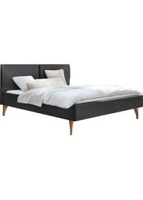 Hasena Polsterbett &raquo;Tamara&laquo;, Fu&szlig;farbe Eiche bianco, Komforth&ouml;he, Fu&szlig;h&ouml;he 20 cm grau 329 Pepe anthrazit