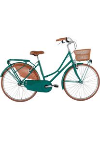 ANITABYALPINA Cityrad, 1 Gang, Shimano, Kettenschaltung gr&uuml;n Fahrrad