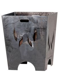 siena GARDEN Feuerkorb &raquo;FLAMIA&laquo;, (1 St.), aus S235JR Stahl, 51x51x60cm grau