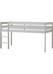 Hoppekids Spielbett &raquo;ECO COMFORT&laquo;, H&ouml;he 72cm, Farbe & Gr&ouml;&szlig;e & Matratze/Lattenrost w&auml;hlbar grau