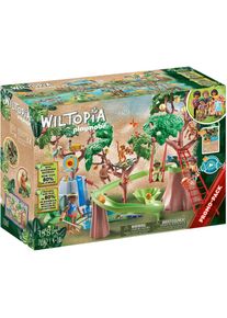 Playmobil&reg; Konstruktions-Spielset &raquo;Tropischer Dschungel-Spielplatz (71142), Wiltopia&laquo;, (138 St.), teilweise aus recyceltem Material; Made in...