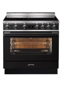 Smeg Induktions-Standherd &raquo;CPF9IP&laquo;, CPF9IPAN grau Herdset
