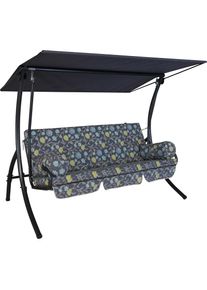 Angerer FREIZEITM&Ouml;BEL Hollywoodschaukel &raquo;Dream Riva&laquo; grau grau-blau + grau