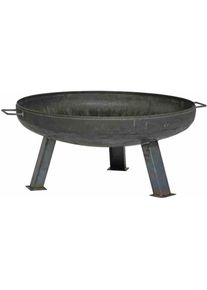 siena GARDEN Feuerschale &raquo;XXL &Oslash;79 cm&laquo;, (1 St.), langlebiges Produkt, Stahl unbehandelt grau