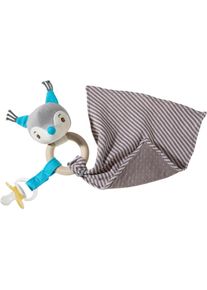 Heunec&reg; Greifling &raquo;FrohNATURen Eichh&ouml;rnchen, riverblue&laquo;, GOTS organic, zertifiziert durch CERES-0560 blau Greifspielzeug