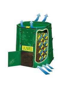 JUWEL Thermokomposter &raquo;Premium Aeroquick 890 XXL&laquo; gr&uuml;n