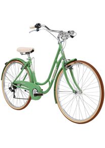 ADRIATICA Hollandrad &raquo;Danish Lady&laquo;, 6 Gang, Shimano, TY21 Schaltwerk, Kettenschaltung gr&uuml;n Fahrrad