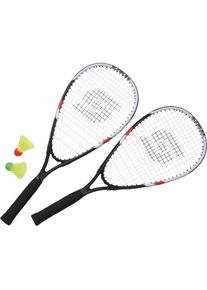 Sunflex Speed-Badmintonschl&auml;ger &raquo;Speed Badminton Sonic&laquo;, (Set, 5 tlg., mit B&auml;llen-mit Schl&auml;gerh&uuml;lle-mit Tasche) rot Speed Badmintonschl&auml;ger