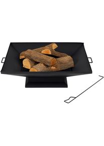 Tepro Feuerstelle &raquo;Penfield&laquo;, BxLxH: 91x80x17, 5 cm schwarz Feuerk&ouml;rbe