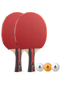 Joola Tischtennisschl&auml;ger &raquo;Rossi&laquo;, (Packung, 5 tlg., mit B&auml;llen) bunt Tischtennisschl&auml;ger