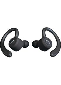 Lenco Sport-Kopfh&ouml;rer &raquo;EPB-460&laquo;, Bluetooth schwarz Eingebautes Mikrofon