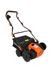 DELTAFOX Elektro-Vertikutierer / L&uuml;fter &raquo;DG-ESA 1536&laquo; schwarz Leicht austauschbare L&uuml;fterwalze und Vertikutierwalze