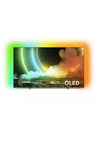Philips OLED-Fernseher &raquo;65OLED706/12&laquo;, 164 cm/65 Zoll, 4K Ultra HD, Smart-TV-Android TV silberfarben P5 Intelligent Picture Engine mit KI