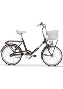 MBM Faltrad &raquo;New Angela&laquo;, 1 Gang, Kettenschaltung schwarz Fahrrad