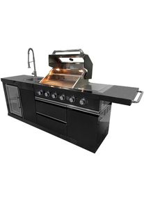 Buschbeck Gasgrill &raquo;Outdoork&uuml;che Cambridge&laquo; schwarz