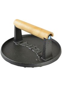 JIM BEAM BBQ Burgerpresse, &Oslash; 17, 8 cm schwarz K&uuml;chenpressen