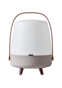 Kooduu LED Tischleuchte &raquo;Lite-up Play S&laquo;, mit Bluetooth Lautsprechern, Smart Home f&auml;hig, stereo braun braun/nougat