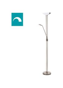 Eglo LED Stehlampe &raquo;BAYA LED&laquo;, 3 flammig-flammig silberfarben edelstahlfarben