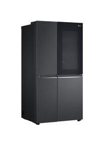 LG K&uuml;hl-/Gefrierkombination, GSQV90MCAE, 179 cm hoch, 91, 3 cm breit schwarz mattschwarz