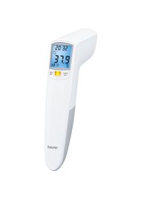 Beurer Infrarot-Fieberthermometer &raquo;FT 100&laquo;, kontaktloses Stirnthermometer grau Die Temperatur ist in &deg;C oder &deg;F darstellbar, au&szlig;erdem kann mit dem...