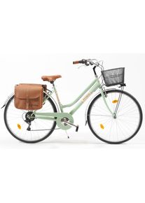 VENICE - I LOVE ITALY Cityrad &raquo;Citybike 605 Lady&laquo;, 6 Gang, Kettenschaltung gr&uuml;n Fahrrad