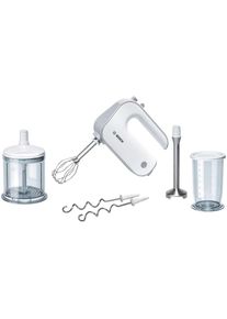 Bosch Handmixer &raquo;Styline MFQ4080&laquo;, 500 W, 2 R&uuml;hrbesen, 2 Edelstahl-Knethaken, Universalzerkleinerer, P&uuml;rierstab bunt Mixer