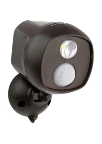 REV LED Wandleuchte &raquo;Spotstrahler&laquo;, mit Bewegungsmelder schwarz Batteriebetrieb mit 4x Typ D Mono (nicht enthalten)