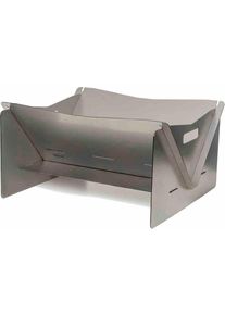 siena GARDEN Feuerschale &raquo;Set Fuego 55 x 50 x 29, 5 cm&laquo;, (6 St.), mit Rost, Plancha/ halb und halb silberfarben