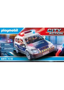 Playmobil&reg; Konstruktions-Spielset &raquo;Polizei-Einsatzwagen (6873), City Action&laquo;, (35 St.), Made in Germany bunt Spielbausteine