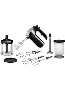 Bosch Handmixer &raquo;HomeProfessional MFQ4885DE&laquo;, 575 W, Knethaken, 2x R&uuml;hrbesen, Universalzerkleinerer, P&uuml;rierstab, Mixbecher silberfarben Mixer
