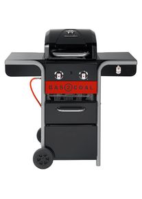 Char-Broil Kombigrill &raquo;Hybrid Gas2Coal 2.0 210&laquo;, 2-Brenner mit Seitenablage schwarz