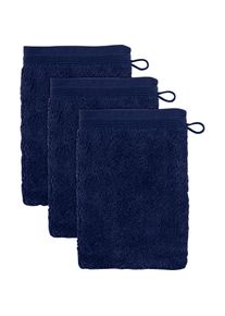 M&ouml;ve M&Ouml;VE Waschhandschuh &raquo;Superwuschel&laquo;, (3 tlg.), in kr&auml;ftigen Farben blau dunkelblau