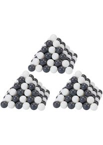 KNORRTOYS&reg; B&auml;llebad-B&auml;lle &raquo;300 St&uuml;ck, grey/creme, &Oslash; ca. 7 cm&laquo;, (300) grau grey/creme