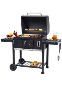 Tepro Holzkohlegrill &raquo;Grillwagen Toronto XXL&laquo;, BxTxH: 152x73x137 cm grau Grills