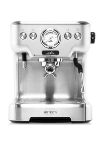 2THETA ETA Siebtr&auml;germaschine &raquo;Artista 418190000&laquo;, mit Milchaufsch&auml;umer, 20 Bar in Ganzmllausf&uuml;hrung silberfarben