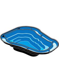 Ubbink Fertigteich &raquo;Ocean II&laquo; schwarz