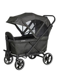 Pinolino&reg; Bollerwagen &raquo;Cruiser Premium&laquo;, (Set), BxTxH: 118x64x116 cm, inkl. Babyschalenadapter und Regenschutzhaube schwarz