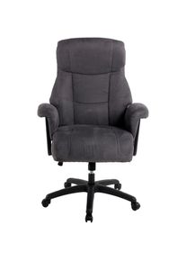 Duo Collection Chefsessel &raquo;Mauro XXL&laquo;, Microfaser, Belastbarkeit bis zu 150 kg grau anthrazit