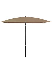 Doppler&reg; Rechteckschirm &raquo;Sunline&laquo;, UV-best&auml;ndig, Ma&szlig;e: 230x190 cm braun mocca