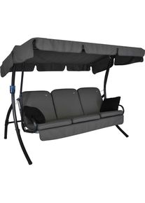 Angerer FREIZEITM&Ouml;BEL Hollywoodschaukel &raquo;Comfort Style&laquo;, inkl. Auflagen und Zierkissen grau grau + grau