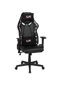 Duo Collection Chefsessel &raquo;Game-Rocker G-30&laquo;, Kunstleder-Stoff-Microfaser, Gaming Chair in Camouflage Optik grau schwarz/camouflage grau