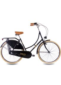 KCP Hollandrad &raquo;Deritus&laquo;, 3 Gang, Shimano, Nexus SG-3C41 Schaltwerk, Nabenschaltung, (1 tlg.) schwarz Fahrrad