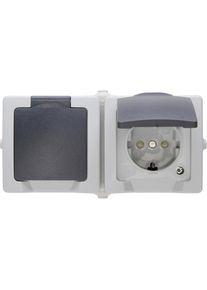 Kopp Mehrfachsteckdose grau