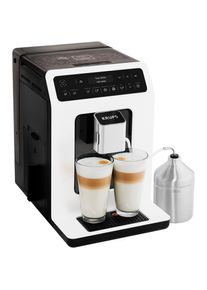Krups Kaffeevollautomat &raquo;EA8911 Evidence&laquo;, inkl. Milchbeh&auml;lter, intuitiver OLED-Display, extra-gro&szlig;er Wassertank schwarz-wei&szlig; Kaffeevollautomat