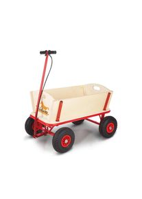 Pinolino&reg; Bollerwagen &raquo;Til&laquo;, mit Feststellbremse beige natur-rot