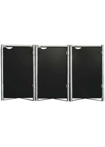 HIDE M&uuml;lltonnenbox, f&uuml;r 3 x 140 l, schwarz schwarz Aufbewahrungsboxen