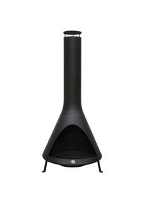 WESTMANN Feuerstelle &raquo;LG 900&laquo;, mit Rauchablass, BxTxH: 70x70x160 cm schwarz Feuerk&ouml;rbe