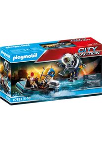 Playmobil&reg; Konstruktions-Spielset &raquo;Polizei-Jetpack: Festnahme des Kunstr&auml;ubers (70782), City Action&laquo;, (30 St.), Made in Germany bunt